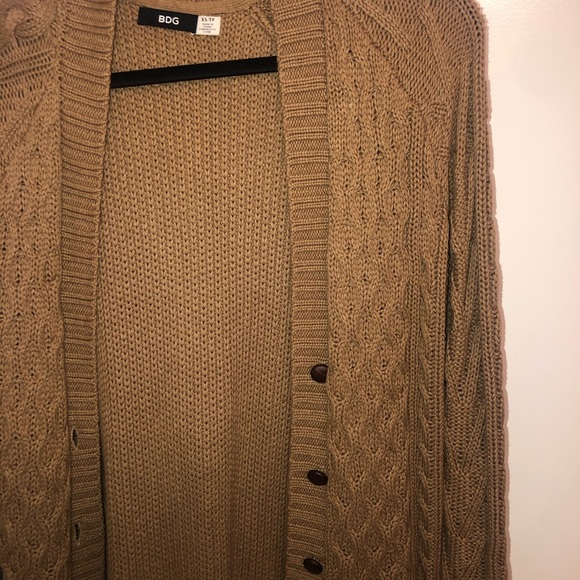 BDG long brown cardigan XS - Picture 2 of 6